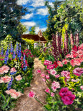 Garden with cottage